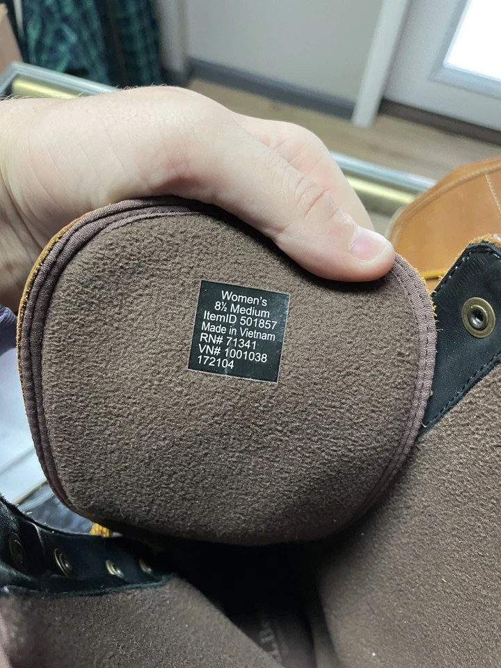 LL Bean Ladies Brown All Weather Waterproof Boots - Size 8.5 - Image 3 of 4