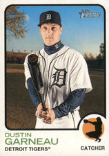 2022 Topps Heritage #321 Dustin Garneau -Detroit Tigers Baseball Card {NM-MT}
