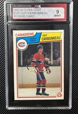 1983 O-PEE-CHEE #185 GUY CARBONNEAU RC ROOKIE KSA 9