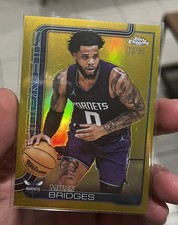 Miles Bridges - 2025-26 Topps NBA True Gold #03/50 - Charlotte Hornets 