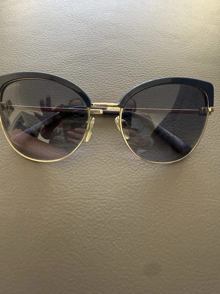 Bvlgari Cat Eye Sunglasses Blue for Women for sale | eBay display picture 3