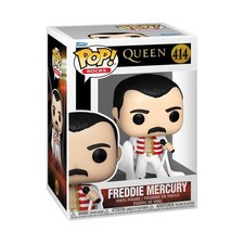 Funko Pop! Rocks: Queen - Freddie Mercury with Cape - Figura de Vinilo Coleccion