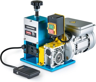 CREWORKS Electric Wire Stripper Machine, 0.06''-1'' Automatic Wire Stripping Machi