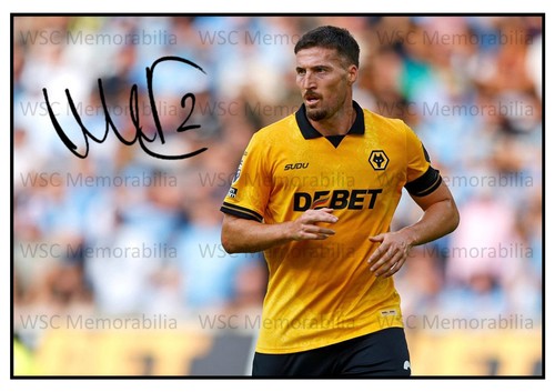 12136. Matt Doherty Signed Pictures (A4 Prints) Wolves Spurs Ireland Atletico