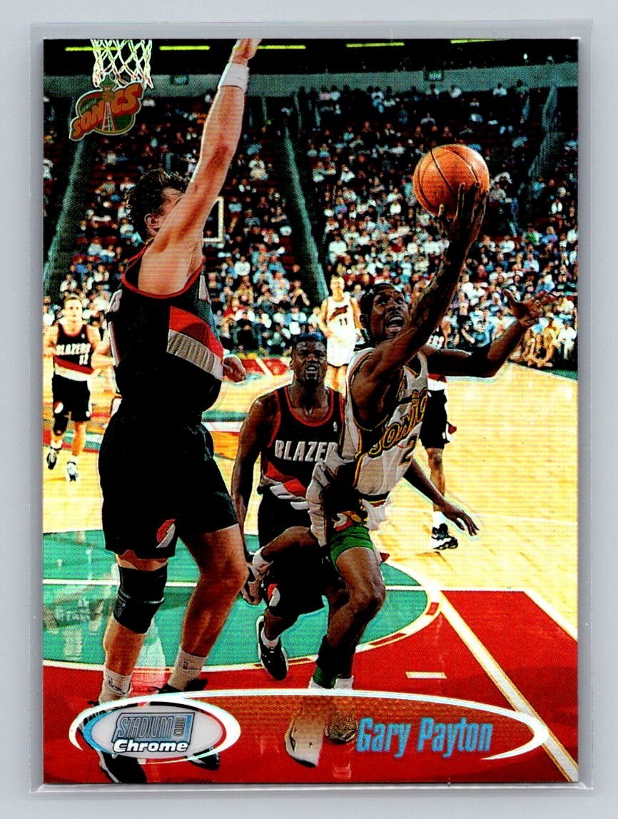 1998-99 Topps Stadium Club Chrome - Gary Payton #SCC29 Refractor