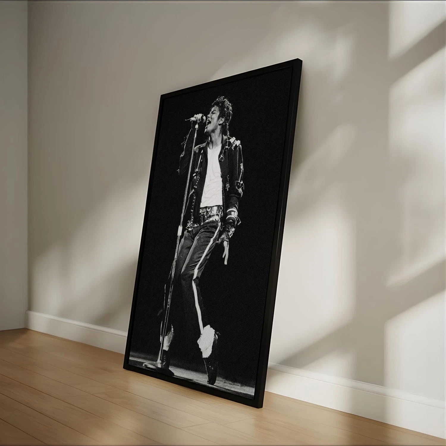 Michael Jackson Black & White Concert Poster Vertical Wall Art