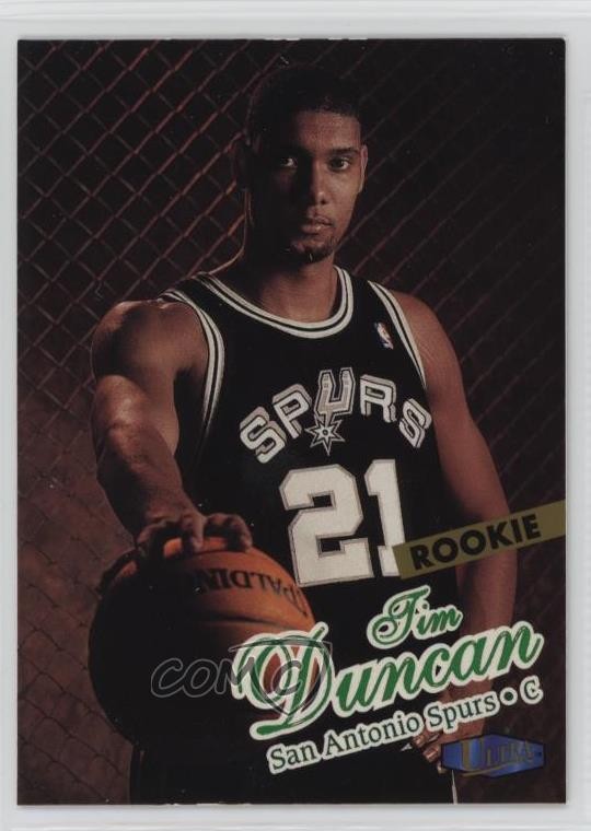 1997-98 Fleer Ultra Rookie Tim Duncan #131 Rookie RC HOF lc0