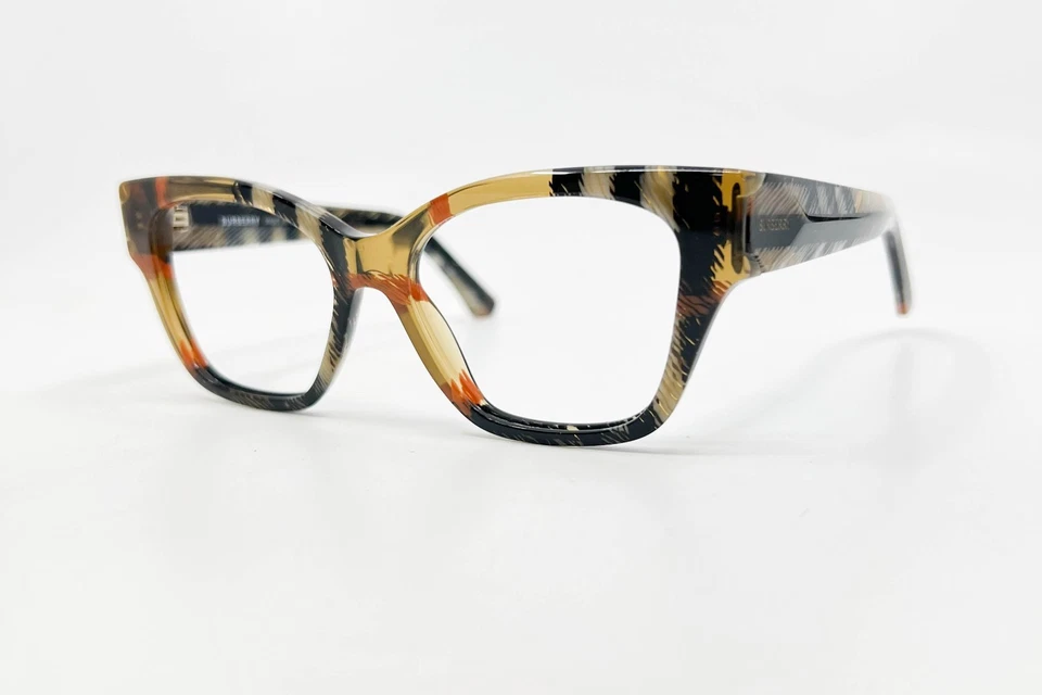 Monturas de gafas Burberry solo BE2420 4146 a cuadros arena 52-16-140 para mujer” Foto 2 de 4