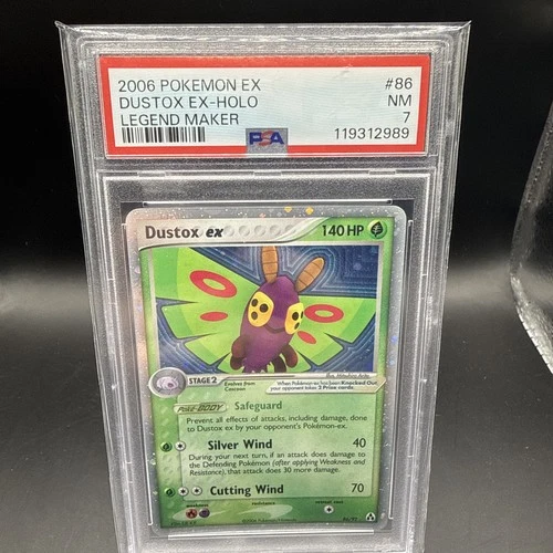 Pokemon Dustox ex EX Legend Maker Holo Rare #86 PSA 7