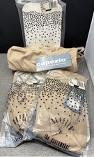 3 pcs Capezio Kid's Beige Sleeveless Scoop Neck Camisole Leotard Large 12-14
