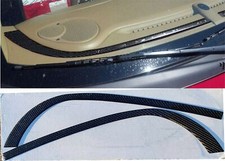1999-2004 Porsche 996 Real Carbon Fiber 2pc Upper Defroster Insert Trim Set