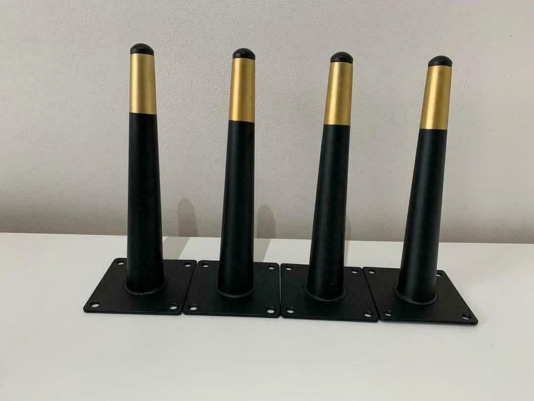 Black and gold furniture legs deals