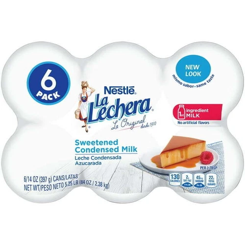 Nestle La Lechera Sweetened Condensed Milk Cans 5.25 lb