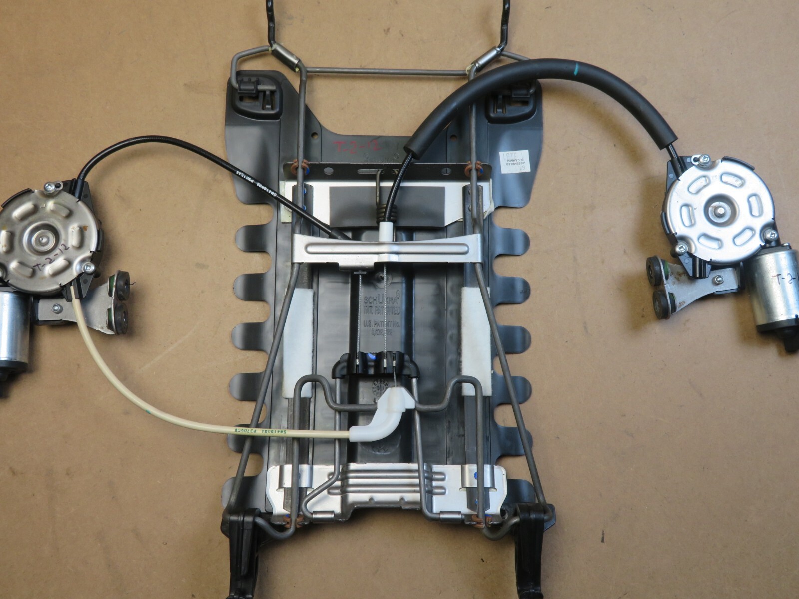 2014-2017 MASERATI GHIBLI S Q4 FRONT LEFT SIDE SEAT LUMBAR SUPPORT & MOTORS OEM