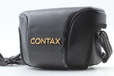 [Near MINT] Contax T3 Genuine Semi Hard Leather Case CC-82 T3D From JAPAN