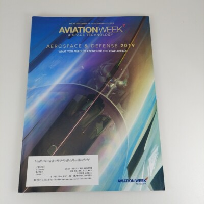 Aviation Week & Space Technology Magazine Dec 24 2018 - Jan 13 2019 Aerospace 
