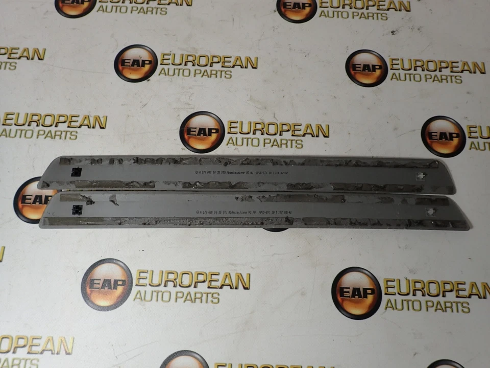 2014 -2019 MERCEDES CLA45 AMG W117 DOOR SILL TRIM COVER PANEL FRONT SET OF 2 Foto 3 de 4