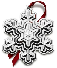 2021 GORHAM 52nd Sterling Silver Christmas Snowflake Ornament Pendant Medallion