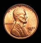 1933-D Lincoln Wheat Cent  Gem BU++++Red