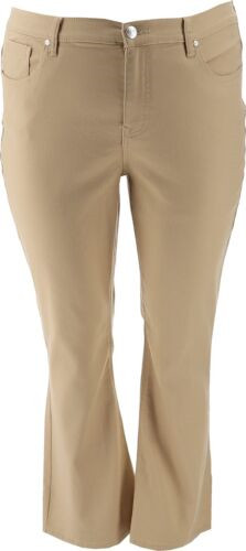 Isaac Mizrahi, Эластичные брюки до щиколотки 24/7, 5 Pkt, Песочный камень, 14