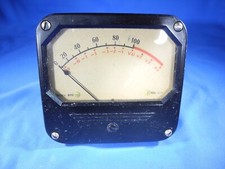 Early Weston Model 802 DB VU Meter Working Pull from a DC Radio Station RCA!