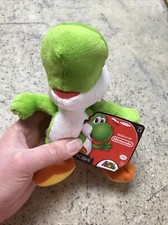 Yoshi 8" Plush, New, World of Nintendo - Super Mario Bros Jakks Pacific 2014
