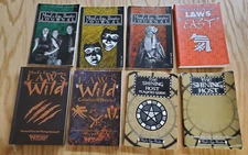 White Wolf Mind's eye Theater RPG Lot 8 books used