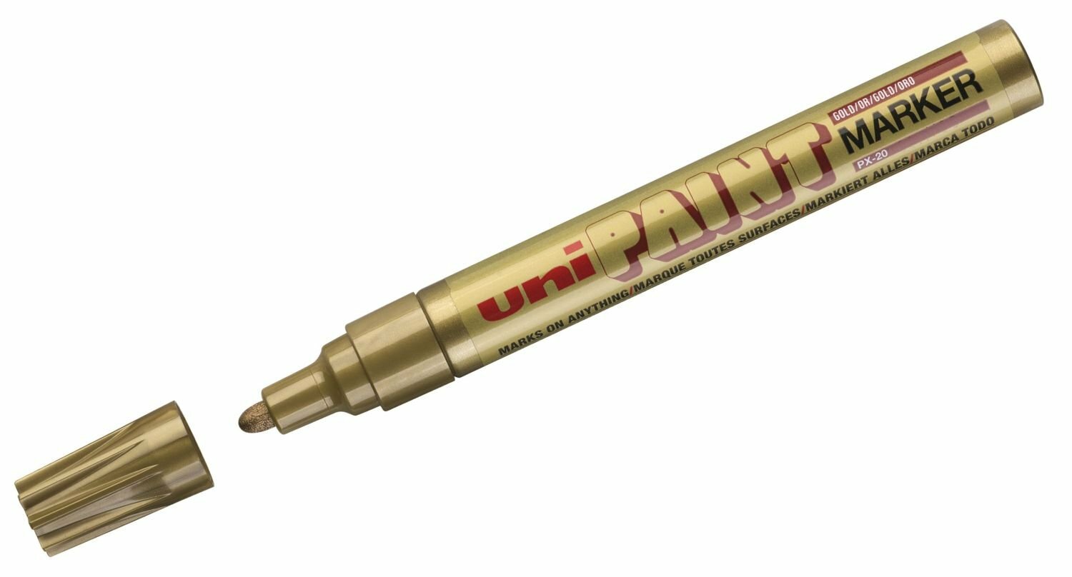 UniBall Paint Marker Pen Medium PX20 Gold eBay