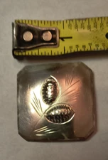 Vintage Stuart Nye Silver Pine Cone Pin Brooch Scarf Pin 1 1/2" BY 1 1/2"