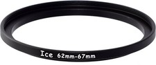 ICE 62mm to 67mm Step Up Ring Filter/Lens Adapter 62 Male 67 Female