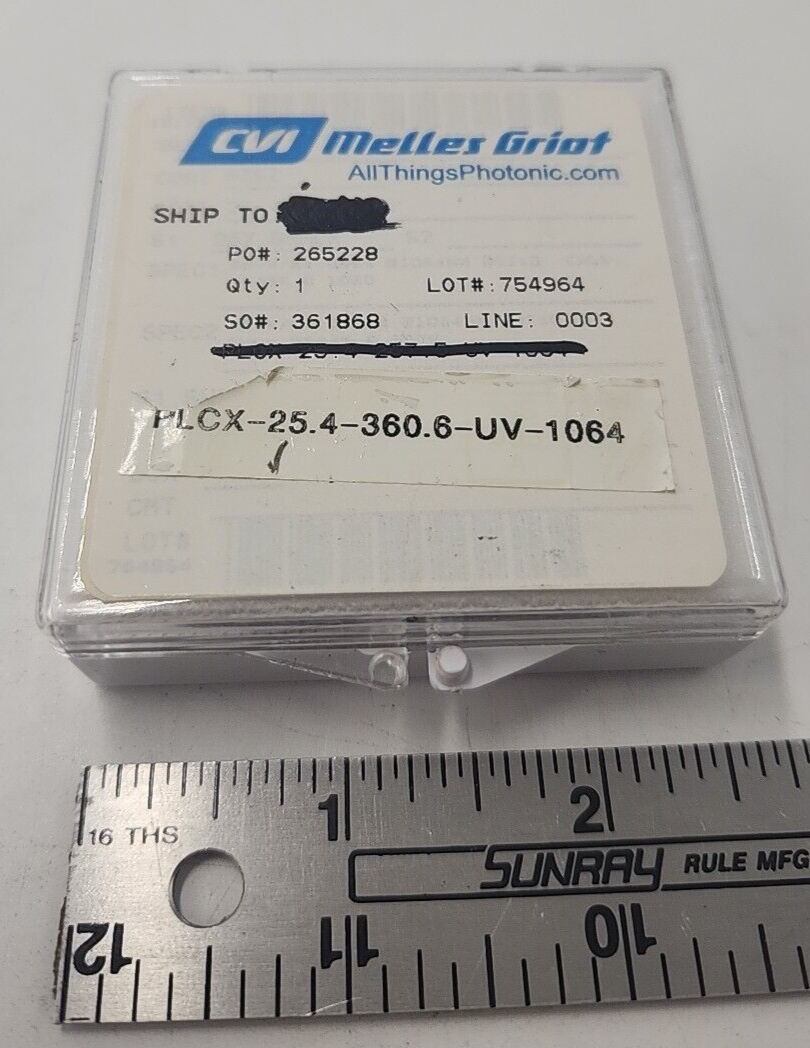 PLCX 25.4 103.0 C 532 CVI Melles Griot