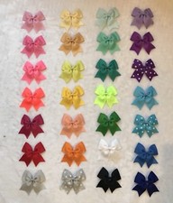 84 Pcs Multi-color Baby Toddler Girl 3.75 HAIR BOW ribbon 28 colors,no clip