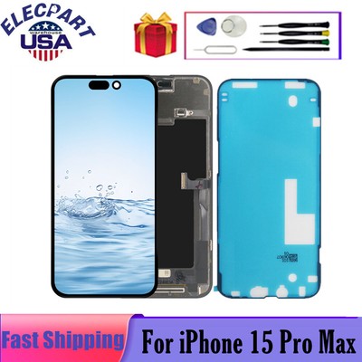 USA For iPhone 15 Pro Max Incell LCD Display Touch Screen Digitizer Replacement