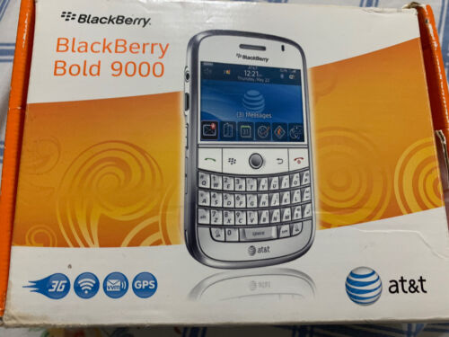 Smartphone BlackBerry Bold 9000 - 1 Go - Blanc (AT&T) (clavier QWERTY) - Photo 1/6