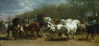 Kunstdruck auf Kunstdruckpapier THE HORSE FAIR Rosa Bonheur