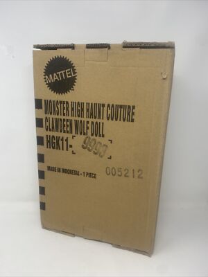 MONSTER HIGH SKULLECTOR HAUNT COUTURE CLAWDEEN WOLF DOLL HGK11 NEW