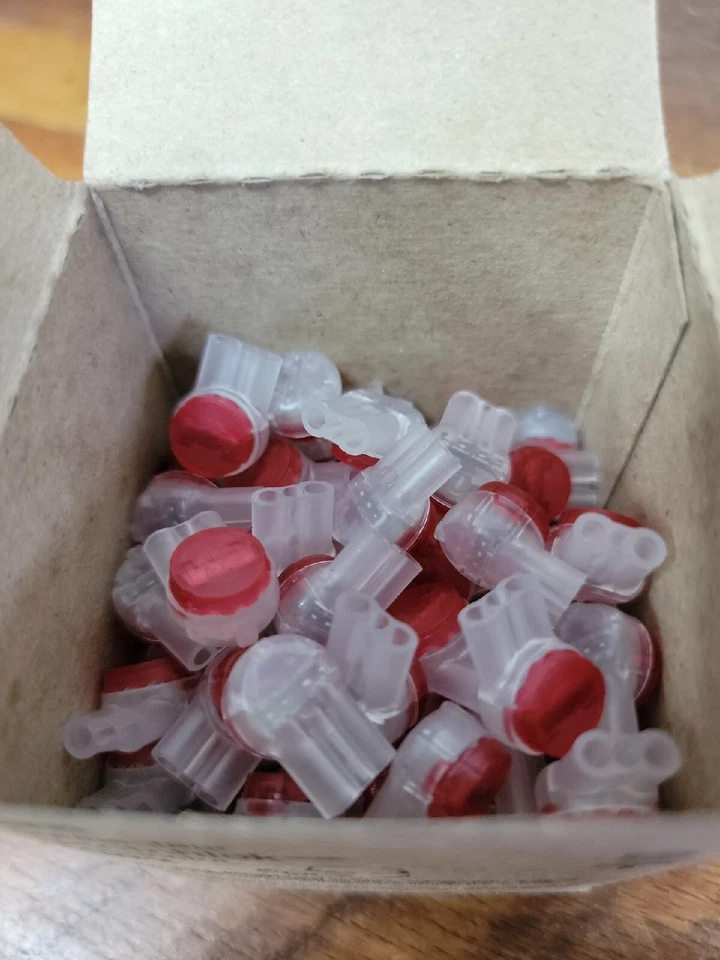 Box of 100 Genuine 3M Scotchlok UR2 Connectors, Gel-Filled, Waterproof, OEM NEW - Image 2 of 4