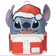 Disney Loungefly Lilo  Stitch Holiday Santa Stitch Mini-Backpack - EE Exclusive