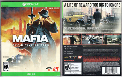 MAFIA - Definitive Edition w/ Slipcover - Microsoft Xbox One - (NEW/SEALED)