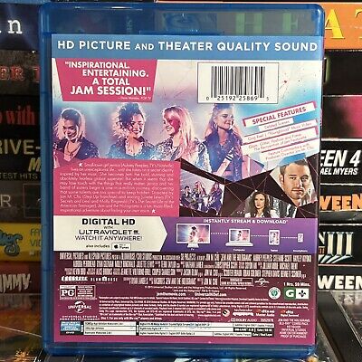 Jem and the Holograms 2016 Blu-ray DVD Aubrey Peeples Girl Jem and the Holograms 2016 Blu-ray DVD Aubrey Peeples Girl