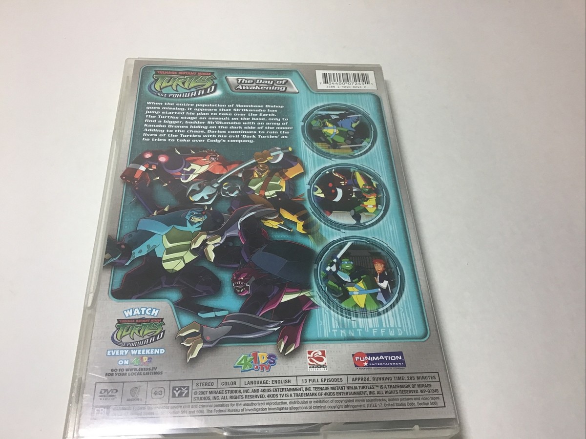 Teenage Mutant Ninja Turtles Fast Forward Day Of Awakening (DVD, 2