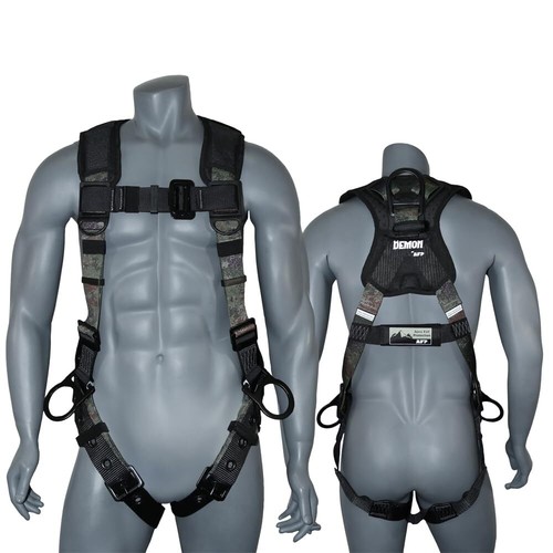 Camouflage Universal Fall Protection Ergonomic Comfort Safety Harness