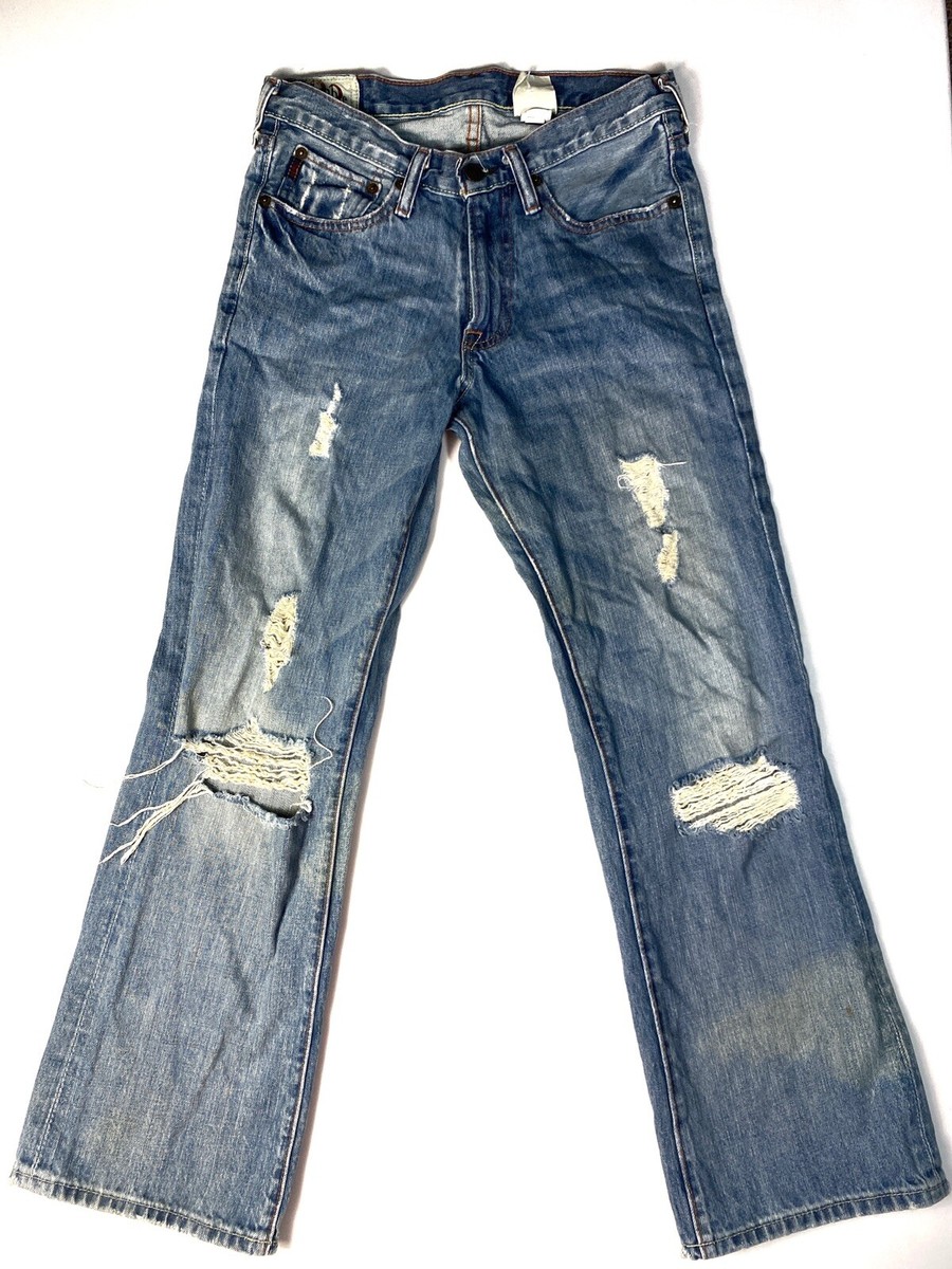 希少！90s ABERCROMBIE&FITCHCOMPANY VTG 90s Abercrombie & Fitch Kilburn Low Rise Distressed Boot