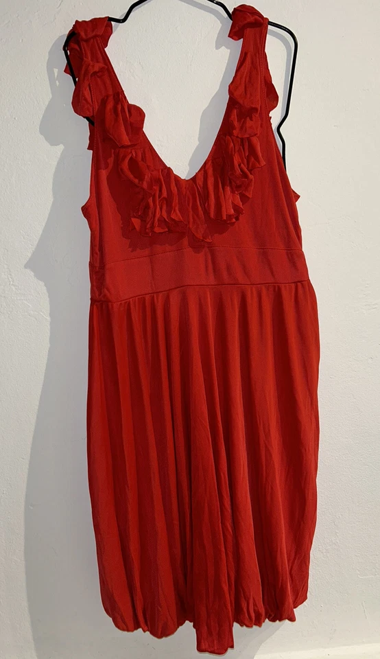 Submarine Girls Dress  Kids Size  12 Style 5394F Red Ruffles New - Изображение 2 из 3