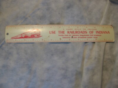 Ken. Shop Train Ruler Vintage Antique Railroad Ruler Made in U.S.A. | eBay