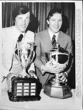 1978 MIKE BOSSY CALDER TROPHY NHL HOCKEY PHOTO DENNIS POTVIN NORRIS HHOF LEGEND 