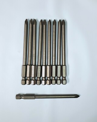 P1 Phillips PH1 Screwdriver Bits, 3-1/2'', Lot of 100