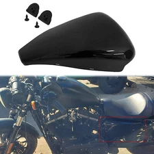 Left Side Battery Cover For Harley Sportster XL883 XL1200 2014-2022 Custom Black