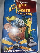 The Brave Little Toaster Goes to Mars 1998 VHS Disney Clamshell HARD TO FIND