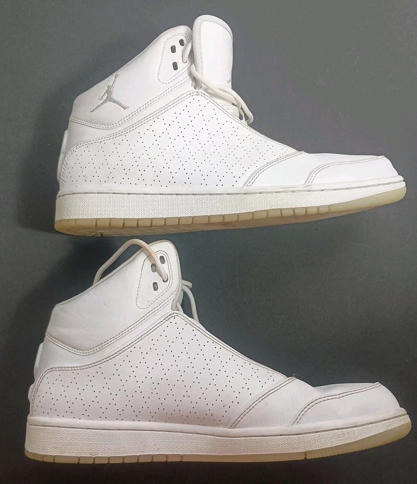 Nike Hombres Jordan 1 Flight 5 881435-100 Blanco Zapatos de Baloncesto Tenis 9.5 Ki2 Foto 3 de 4